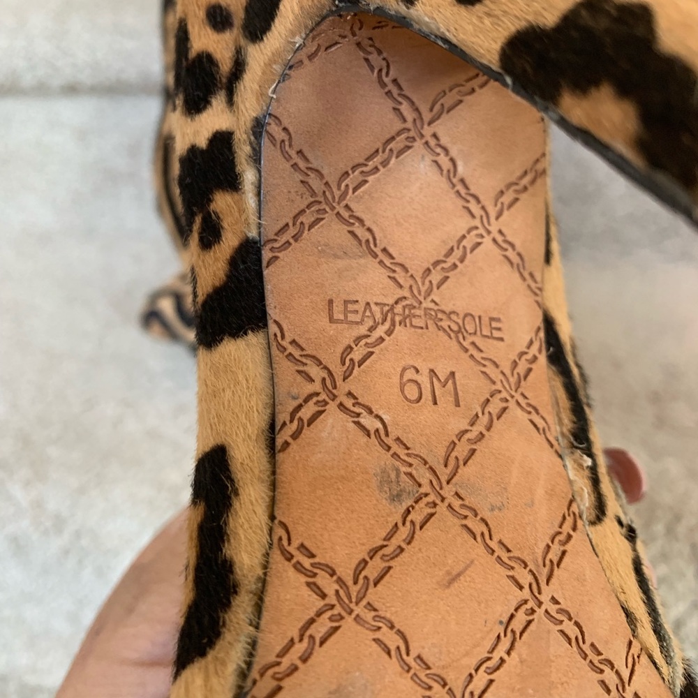 L.A.M.B. Leopard Print Booties - image 6